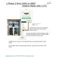 thumbnail image 5 of DAE P252-200 with 1 CT (inner dia. 1.02"), 200A, 480v, UL, RS485, kWh Smart Submeter, 1P2W (2 hot wire, no Neutral), 5 of 6