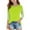 A154 Green, variant on Summer 3/4 Sleeve Shirts for Teen Girls Raglan Gradient Color Block Crewneck T Shirts Fashion Casual Cute Y2K Kids Toddler Clothes Tween Tee Shirts Fall Outfits, Size 4-15