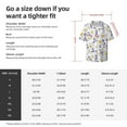 thumbnail image 6 of Uemuo Daisies Flowers Pattern Cotton Linen Short Sleeve Shirts,Casual Lightweight Button Down Shirts,Vacation Beach Summer Tops-X-Large, 6 of 7