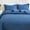Cosmic Navy, variant on MarCielo 3 Piece Cotton Oversized Bedspread Quilt Set Tmonica Aruba Blue - Queen