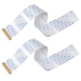 thumbnail image 1 of Unique Bargains FFC Cable 0.5mm Pitch 40 Pin 200mm Flat Ribbon Cable for LCD Screen A Type 2 Pack, 1 of 6