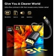 thumbnail image 2 of Cable USB C a DisplayPort Warrky 8K 60 Hz para iPhone iPad, 2 of 6