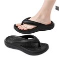 thumbnail image 3 of Willtoo Womens EVA Orthopedic Thick Sole Flip Flops Summer Round Toe Arch Support Soft Sole Thong Sandals for Beach Walking Shower Indoor Outdoor, 3 of 4