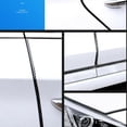 thumbnail image 3 of Universal 5m Carbon Fiber Car Door Moulding Rubber Scratch Protector Strip Edge Guard Trim, 3 of 7