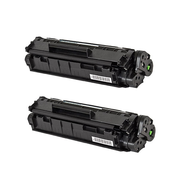 Compatible for 12A (Q2612A) Toner Cartridge, BLACK, 2K YIELD, BLACK *2 - Walmart.com