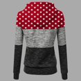 thumbnail image 3 of Vedolay Comfort Sweatshirts Womens Tops 2023 Fall Long Sleeve Loose Pullover Casua Solid Crewneck Sweatshirts,Red S, 3 of 4