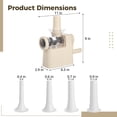 thumbnail image 4 of Manual Sausage Stuffer with 4 Tubes, Sausage Maker & Filler for Homemade Bratwurst, Hot Dogs, Meatballs - Kitchen Use, 4 of 5
