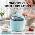 Compacta Ice Cream Machine Mini Homemade Ice Cream Maker, Small Home Mini Ice Cream Maker, Compact ...