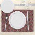 thumbnail image 3 of Ambesonne Vintage Place Mats Set of 4, Vivid Oriental East, Standard Size, Multicolor, 3 of 6