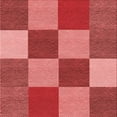 thumbnail image 1 of Ahgly Company Machine Washable Indoor Square Transitional Red Area Rugs, 6' Square, 1 of 7