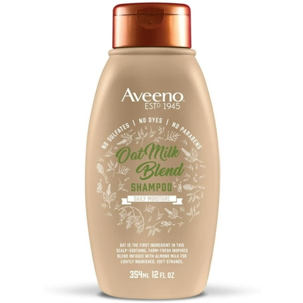 2 Pack AVEENO Oat Milk Blend Shampoo 12 Oz Walmart Walmart