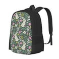 thumbnail image 6 of Sigee Retro Bunny Floral for Simple large capacity backpack Travel Laptop Backpack, Business for Travel and Daily Use, 6 of 9