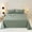 F 98.42*90.55in, variant on HOARBOEG 86.14*90.55in Solid Color Fitted Sheet, Polyester Bed Sheet with Right Angle Corners - Fade Resistant Machine Washable Easy Care for Home Bedroom Decor