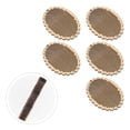 thumbnail image 2 of 5Pcs Diy Cross-stitch Board Light Brown Natural Wood Pendants for Cross Stitch Mini Design Decorative Items, 2 of 8