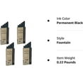 thumbnail image 4 of 1950324 Parker Quink Ink Rollerball Ink Pen Refill, Medium, Blue, Pack of 6, 4 of 4