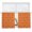 Orange, variant on Sage Green Semi Sheer Window Curtains 54 Inches Long, Geometric Flower Leaf Diamond Plaid Retro Rod Pocket Voile Silky Chiffon Curtain Light Filtering Drapes for Living Room, 52"x54", 2 Panels