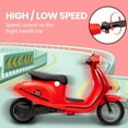 thumbnail image 2 of Roromall Kids Electric Moped Scooter, 24V 350W Ride on Motorcycle, Max Up to 14MPH, with Rear Brake, Twist Grip Throttle & LED Light, for Kids/Teens 8-12, 2 of 7