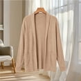 thumbnail image 6 of Szhihuiw Lightweight Cardigans for Women Collared Long Sleeve Fall Tops with Pockets Business Casual Oversized Cardigans Fashion Clothing, 6 of 6