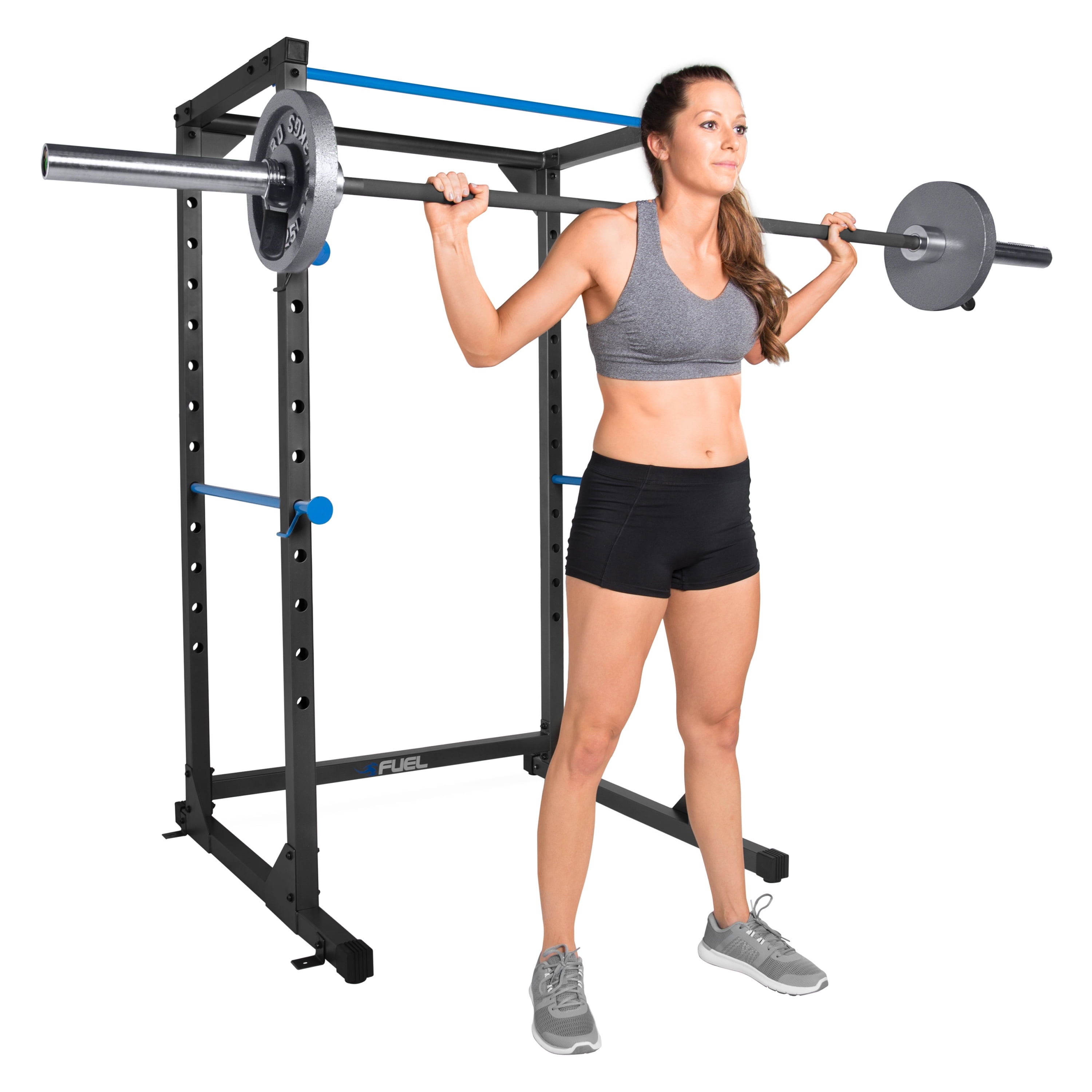 Fuel Pureformance 6 -Foot Adjustable Full Cage Power Rack, Black