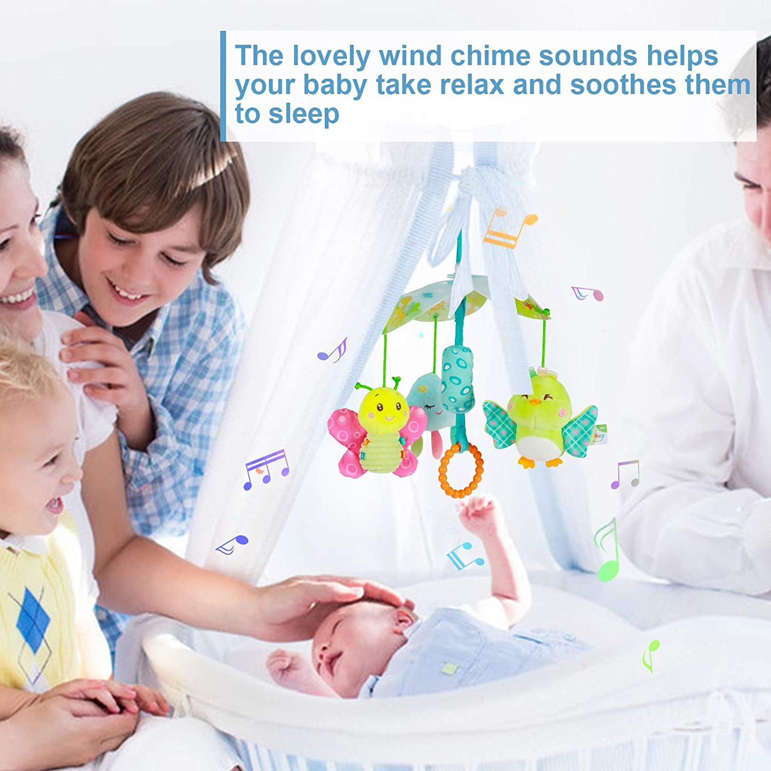 Baby Toys ClipOn Car Seat Toys And Baby Stroller Toys, Suitable For