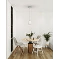 thumbnail image 2 of 969ST-OPL-Access Lighting-Sherry-Glass Pendant Shade-4.5 Inches Wide by 6 Inches Tall-Opal Finish, 2 of 2