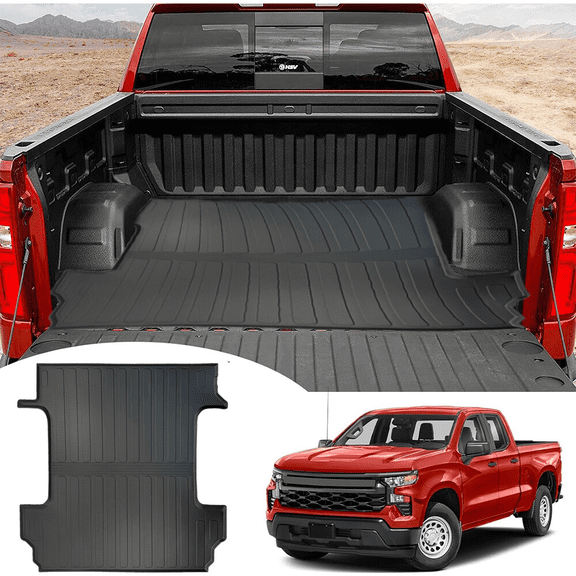 Truck Bed Mat Bed Liner Fit 2019-2026 Chevy Silverado 1500/GMC Sierra 1500 5.8FT