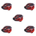 thumbnail image 1 of Maytalsory Adjustable Mens Cycle - Impact Resistance Quick-drying Lining Adjustable Size PC Lightweight For Sweat Absorbing Black Red 5Set, 1 of 6