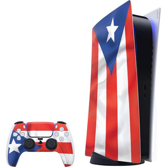 Skinit Puerto Rico Flag PS5 Bundle Skin