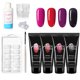 thumbnail image 1 of Kit Completo para Uñas con Gel Termocrómico: 4 Esmaltes de 15ml, 100 Tips, Líquido Limpiador, Pincel de Luz, Pinza y Vaso Lavapinceles - Ideal para Diseños en Casa o Salón., 1 of 6