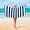 Blue, variant on Summerween Ghost & Skeleton Beach Towel, Cute Chilling Ghost & Skeleton Print, Quick Dry Lightweight Towel for Beach Pool, Spooky Summer Vibes, 29x58in