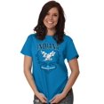 thumbnail image 3 of Indiana Cute Floral Bald Eagle Indy Women's Graphic T Shirt Tees Brisco Brands 3X, 3 of 6