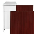 thumbnail image 5 of Regency Legacy Single Pedestal Reception Desk with White Transaction Top- Mahogany, 5 of 8