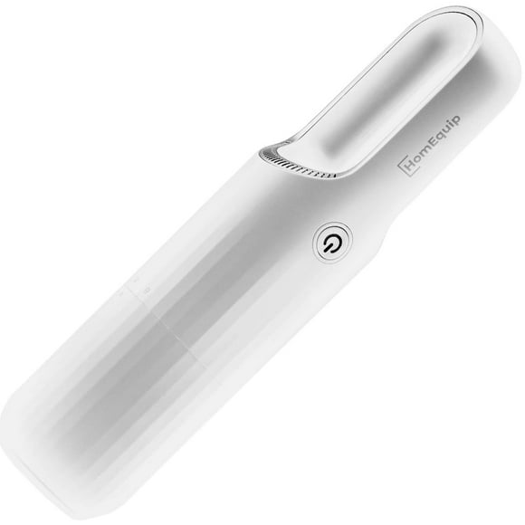 HOMEQUIP Aspirateur Portable Sans Fil - Design Compact Léger Facile à Utiliser - Aspirateur à Main pour Poussière Poils d'Animaux Saleté Intérieur Maison Voiture - Batterie Rechargeable avec Câble USB-C