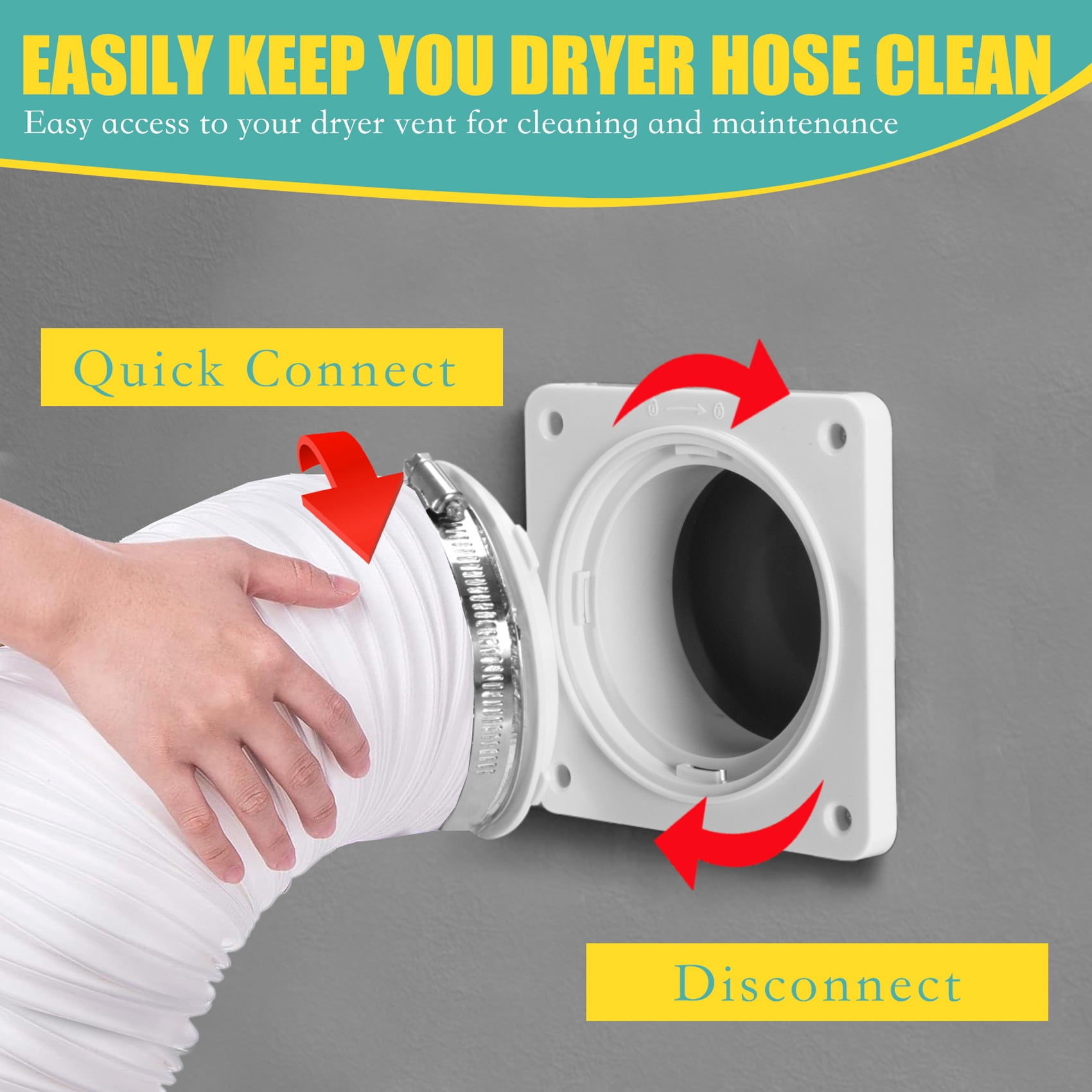 Tuoowo Dryer Vent Connector Kit