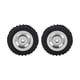 thumbnail image 1 of Estrela 2 unids/set 50mm Llanta De Goma Neumático con 4 Agujeros para AXIAL SCX24 1/24 RC Coche de Actualización PartsSilver, 1 of 8