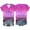 Hot Pink, variant on Puliio Womens T-Shirts Casual Double Gradient Printed Short Sleeved Let Them Misunderstand You Tee Tops Summer V Neck Inspirational Graphic Tees