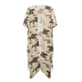thumbnail image 2 of FKELYI Cactus Kentucky Horse Racing Print Kimono Coverups for Women Soft Beach Cover Up Half Sleeve Summer Cardigan Bikini Cover Ups Resort Wear Casual Cruise Outfits, 2 of 6