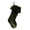 Army Green, variant on Blue Velvet Christmas Stocking with Ruffled Cuff, 18.9 in Hanging Fireplace Mantel Decor