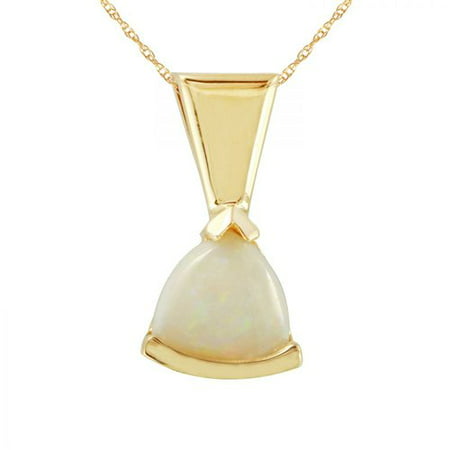 Foreli 1.6CTW Opal 14K Yellow Gold Necklace