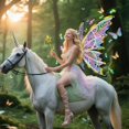 thumbnail image 3 of Set de Alas de Hada Luminosas Maysida con Vara y Coronas, 3 of 7
