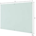 thumbnail image 6 of Global Industrial Magnetic Glass Dry Erase Board, White, 72 x 48, 6 of 6