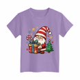 thumbnail image 5 of Xyant Toddler Boy Girl Christmas Shirt Santa Claus Christmas Tree Print Short Sleeve Funny Graphic T Shirts Kids Xmas Holiday Tees Gift Tops, Size 3-4 Years, 5 of 6