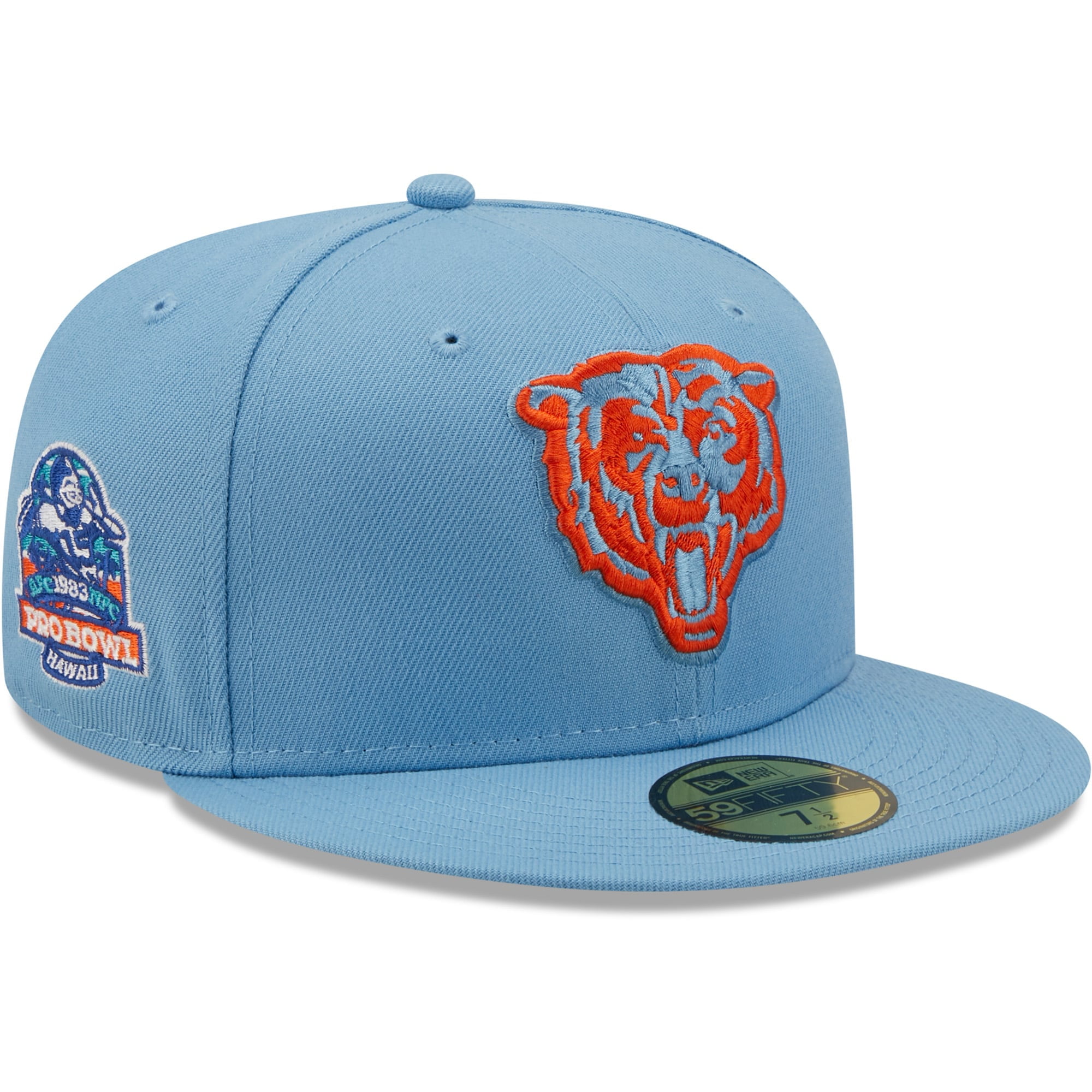 Men's New Era Light Blue Chicago Bears 