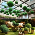 thumbnail image 5 of 4 Pcs Artificial Boxwood Topiary Ball Plants, 5 Inches Hanging Plants Wedding Party Decor Hotel Front Porch Topiary Indoor Outdoor, 5 of 10