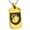 Gold, variant on Tioneer Stainless Steel Swan Harmony Coat of Arms Shield Engraved Dog Tag Pendant Necklace