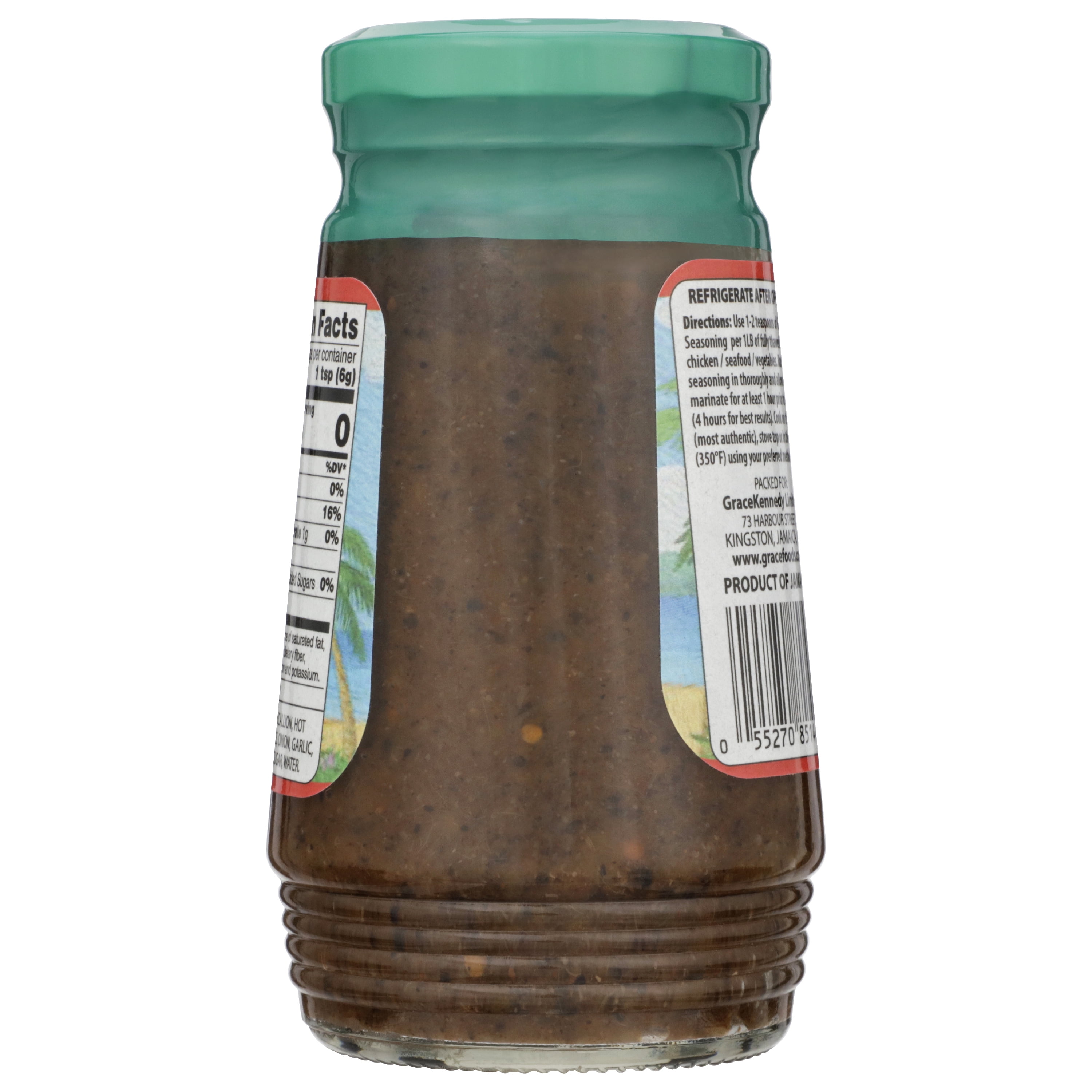 (3 pack) Grace Mild Jerk Seasoning, 10 oz Jar