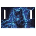 thumbnail image 2 of XYZCANDO Blue Lightning Wolf Golf Cart Seat Cover - 4 Storage Pockets Non-Slip Washable Universal Accessory for Golf Lovers, 2 of 9