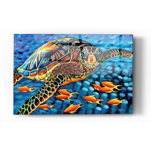 Epic Art 'Cruising Along I' by Carolee Vitaletti Acrylic Glass Wall Art, 12"x16"