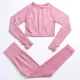 thumbnail image 5 of Conjunto de sujetador de Yoga sin costuras para mujer, Top corto, mallas, ropa deportiva, ropa de entrenamiento, ropa atlética, trajes de realce para gimnasio y Fitness, 5 of 5