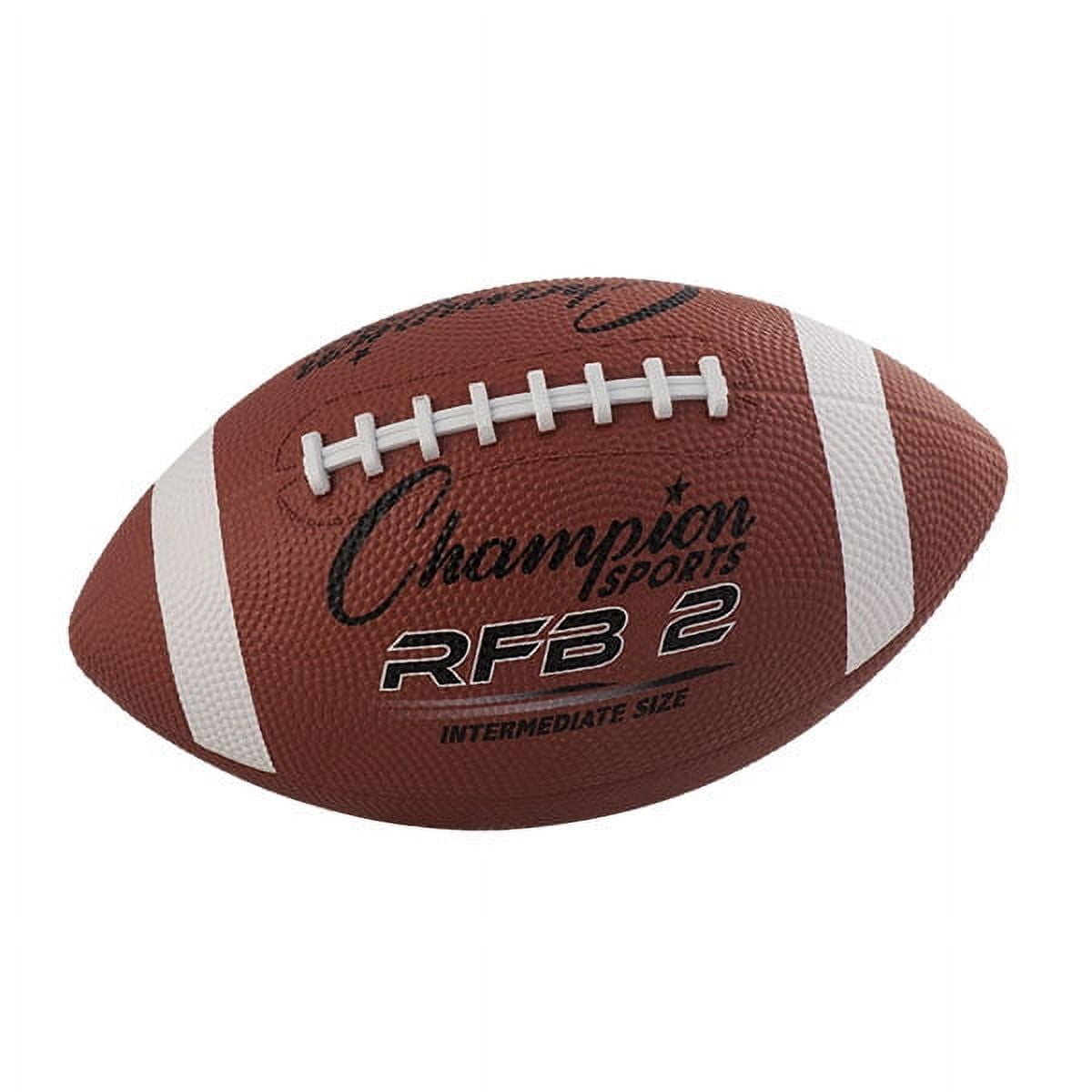 Champion Sports RFB Intermediate Size Rubber Football Walmart